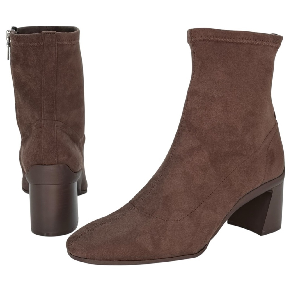 Aerosoles Corinda Brown Suede Womens Ankle Boots Size 8.5M - Picture 12 of 15